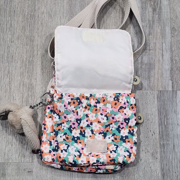 Kipling El Dorado Flowered Crossbody Bag, Multiple Pockets And Compartment Small - Picture 4 of 8
